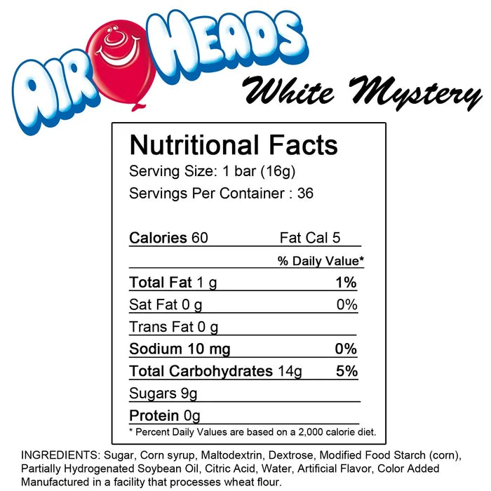 Airheads White Mystery (15.6g) ᴜs