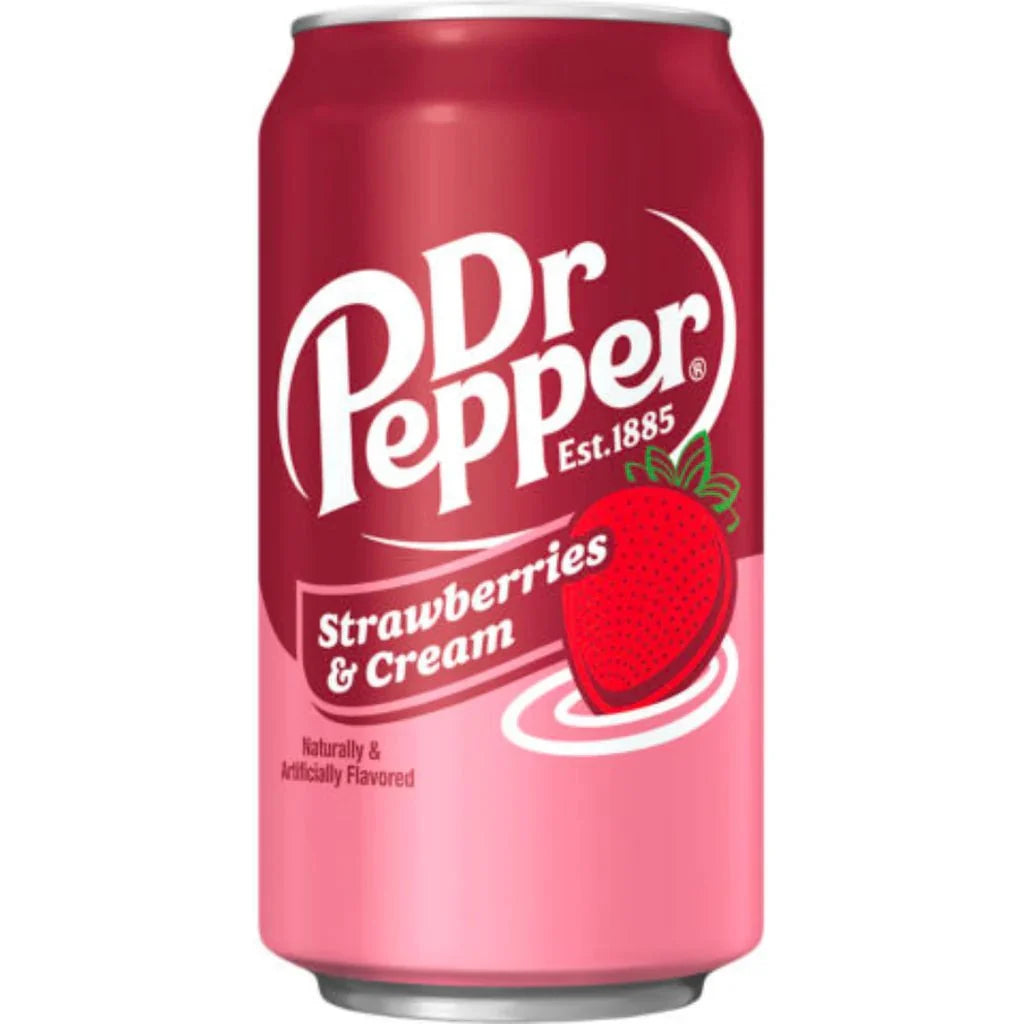 Dr Pepper Strawberries and Cream 355ml