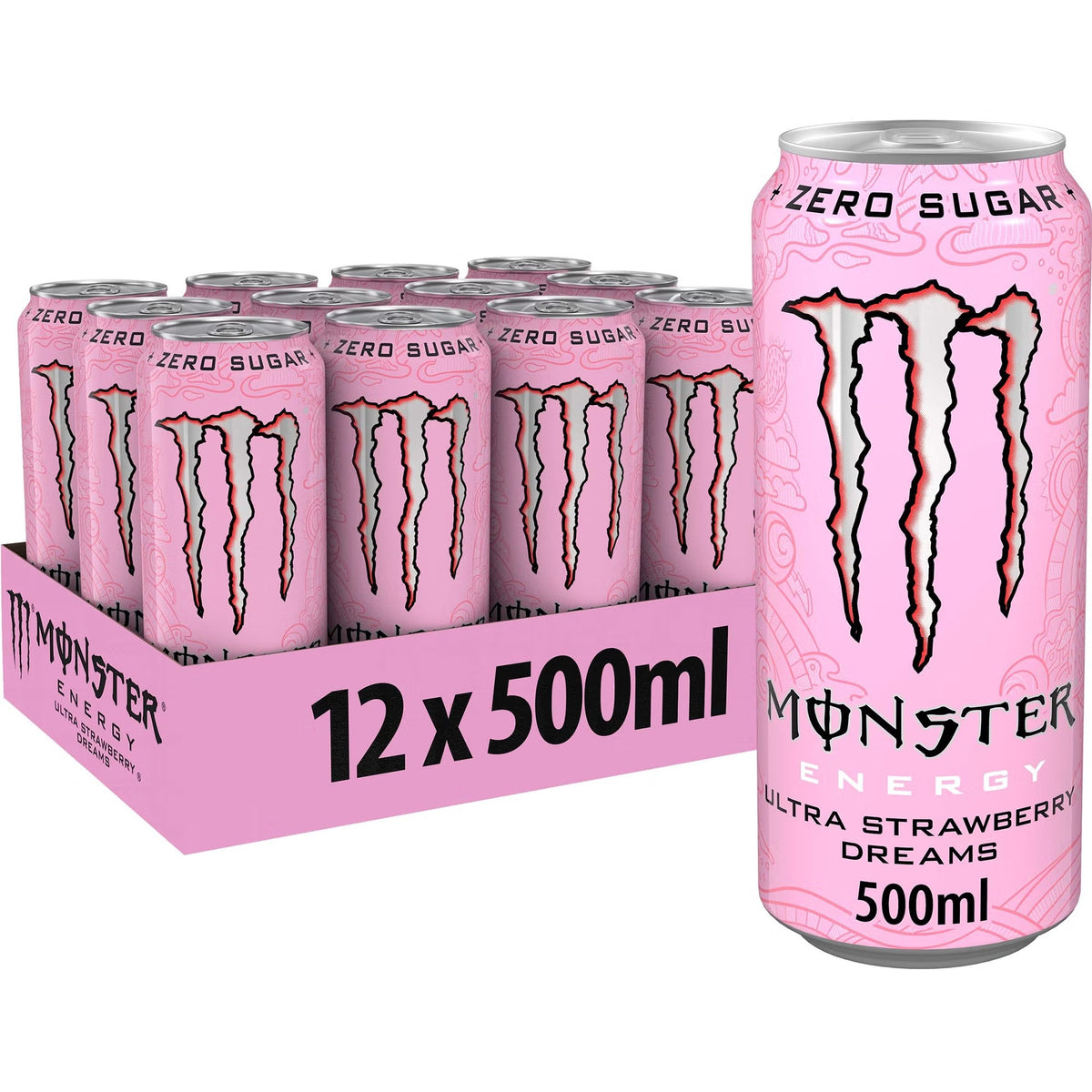 Monster Energy Drink Ultra Strawberry Dreams 500ml (EU)